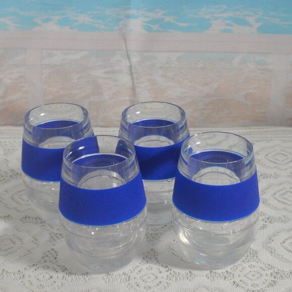 Host Freeze Cooling Drink Cups 8.5 oz Freezable Tumblers Set of 4 - Picture 3 of 3